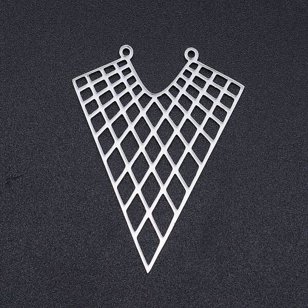 Non-Tarnish 201 Stainless Steel Filigree Pendants