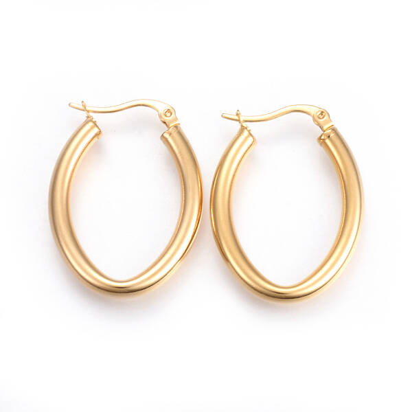 201 Stainless Steel Hoop Earrings