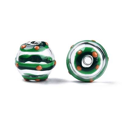 Transparent Glass Enamel Beads