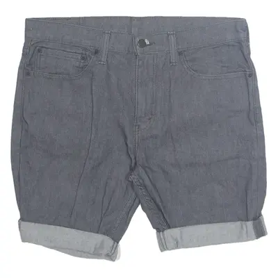 LEVI'S 511 Mens Denim Shorts Grey L W36