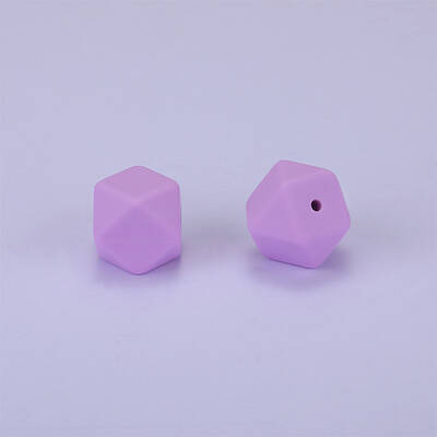 Hexagonal Silicone Focal Beads