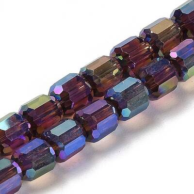 Electroplate Glass Beads Strands