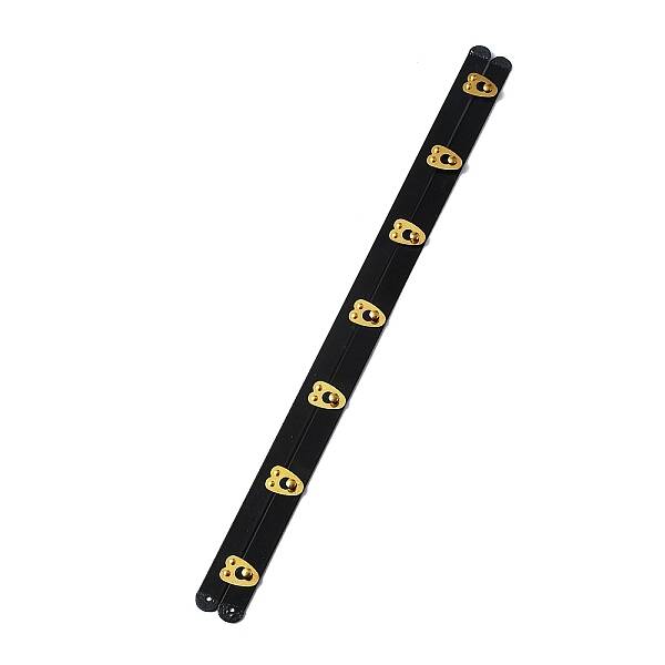 Iron Corset Busk with Golden 201 Stainless Steel Buttons