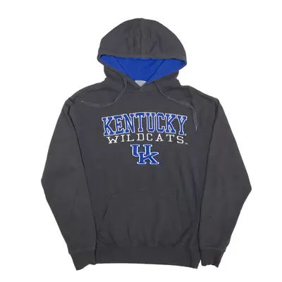 STADIUM ATHLETICS Kentucky Wildcats Hoodie Grey Pullover Mens M
