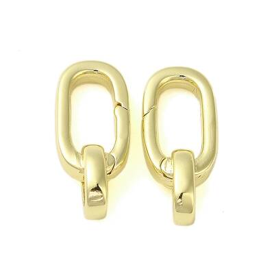 Brass Spring Gate Rings