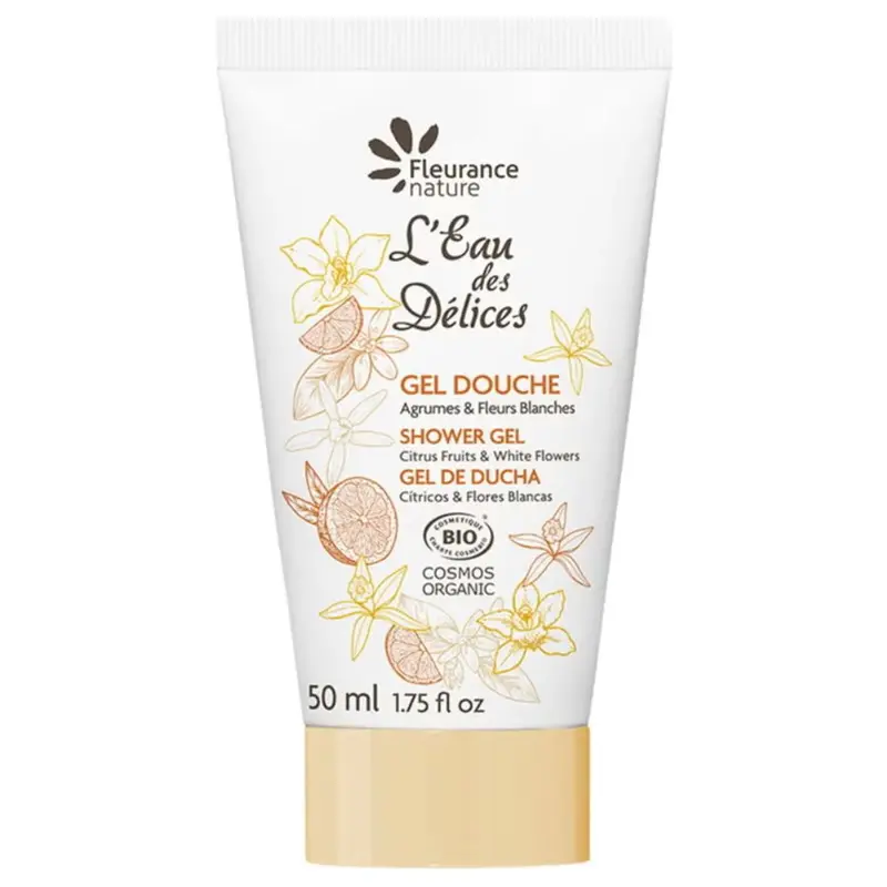 Fleurance nature L'Eau des Délices Citrus and White Flowers Shower Gel 50 ml