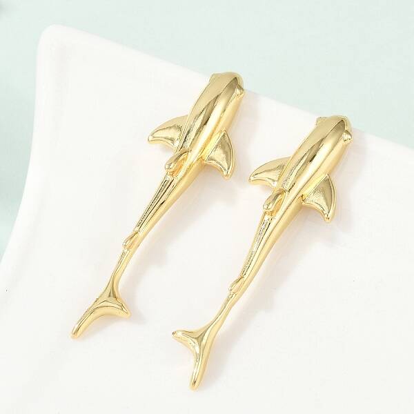 Brass Stud Earrings