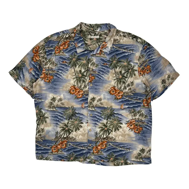 Tropical Merona Hawaiian Shirt - 2XL Multicoloured Cotton