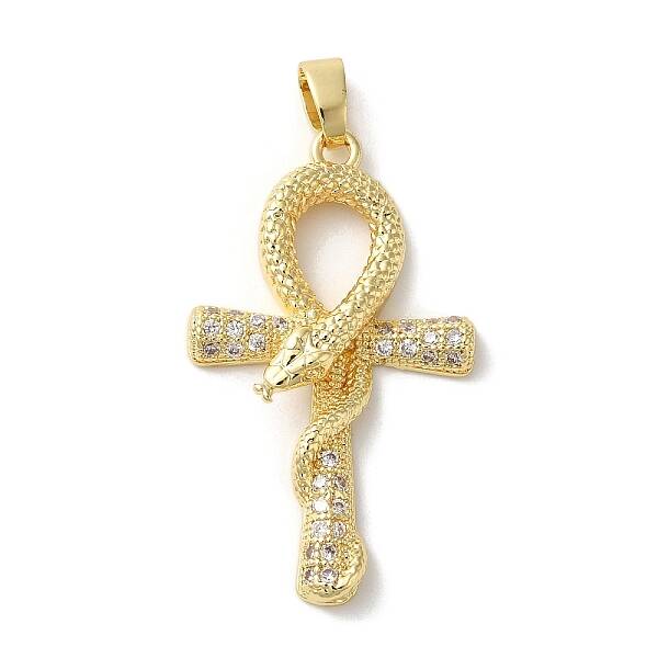 Rack Plating Brass Micro Pave Cubic Zirconia Pendants