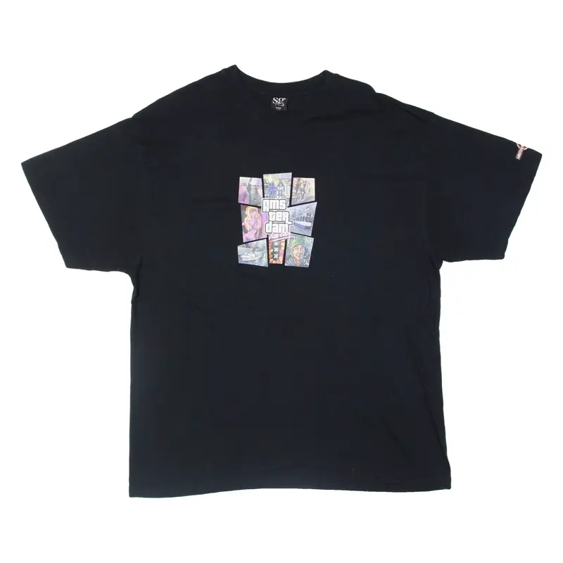 SG Amsterdam Mens T-Shirt Black XL