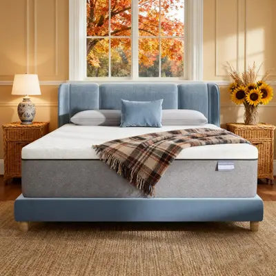 【Removable Cover】 Fansace 10/12 inch Gel memory foam mattress for Pressure Relief & Back Pain,Washable Breathable Cover m...