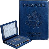 Passport Holder Cover Wallet Case RFID Blocking Leather Card Slot Travel Accessories Documents Organizer Protector for Women ...