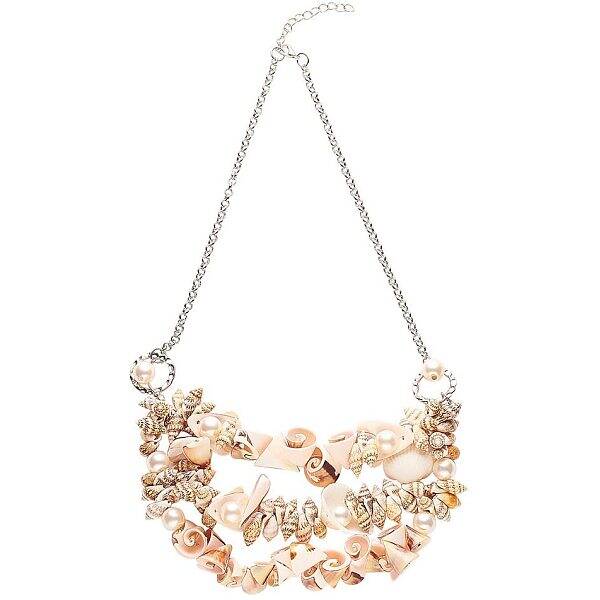 Shell Bib Statement Necklaces Set