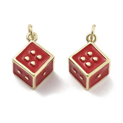 Brass Enamel Pendants