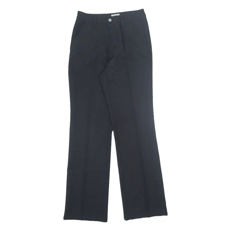 TEDDY'S JEANS Womens Trousers Black Regular Bootcut W27 L32