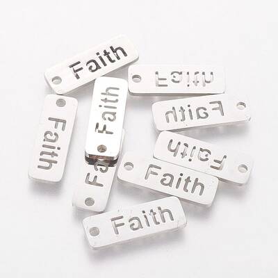 5Pcs 304 Stainless Steel Pendants