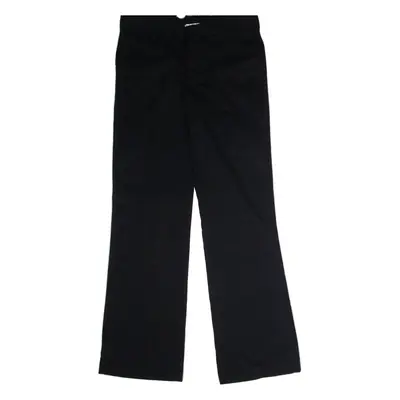 DICKIES Workwear Womens Trousers Black Relaxed Wide-Leg W32 L31