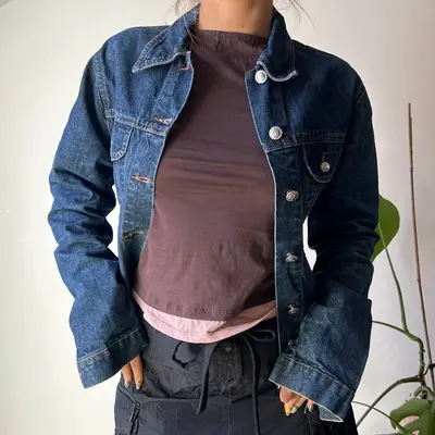 Onyx Denim Jacket - Medium Blue Cotton