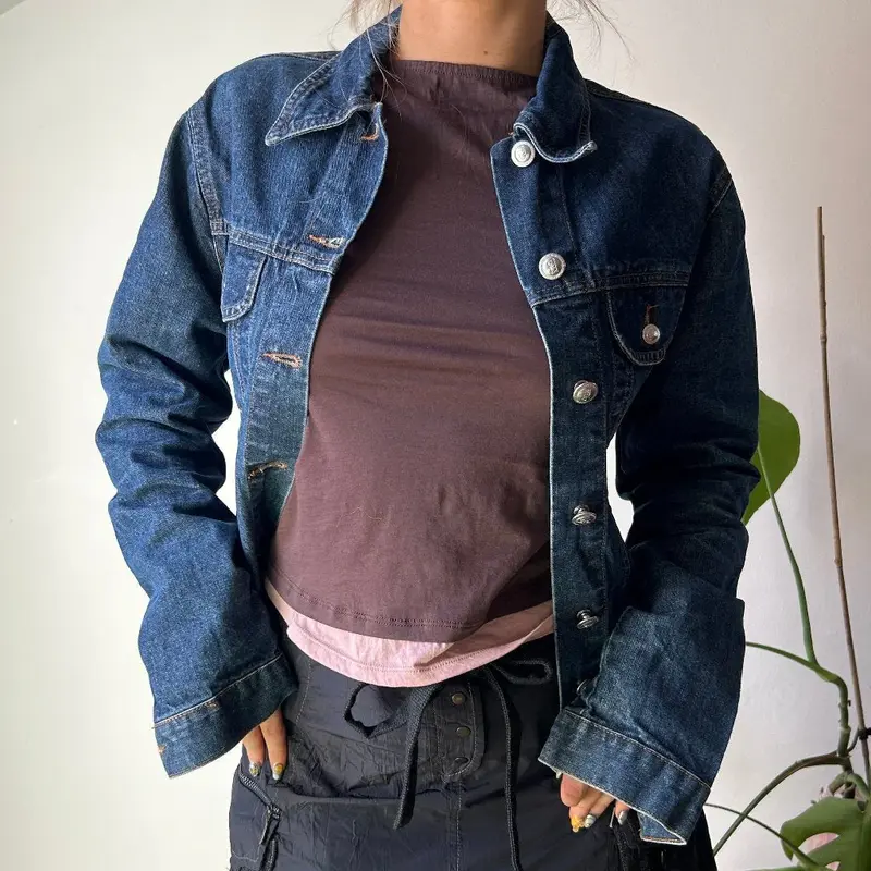 Onyx Denim Jacket - Medium Blue Cotton