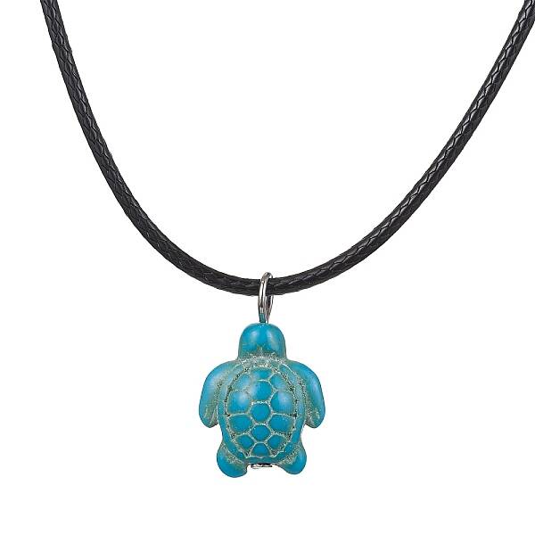 Synthetic Turquoise Pendant Necklaces