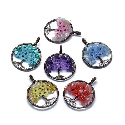 Natural & Synthetic Gemstone Pendants