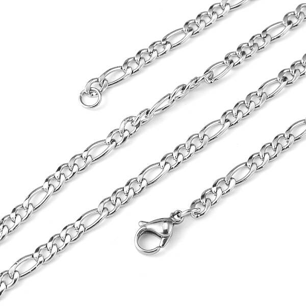 Non-Tarnish Figaro Chain Necklace for Men