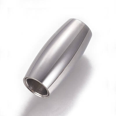 Tarnish Resistant 304 Stainless Steel Magnetic Clasps with Glue-in Ends