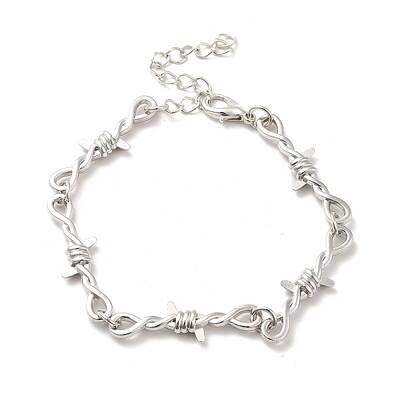 Alloy Thorns Link Chain Bracelet