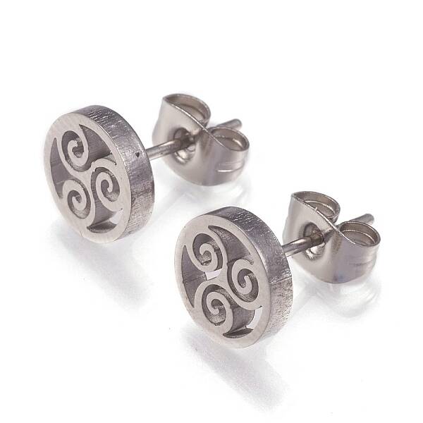 Tarnish Resistant 304 Stainless Steel Stud Earrings