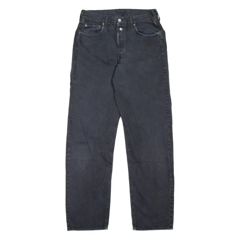 REPLAY 901 Mens Jeans Black Regular Straight W30 L33