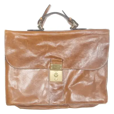 Mens Laptop Bag Brown Leather