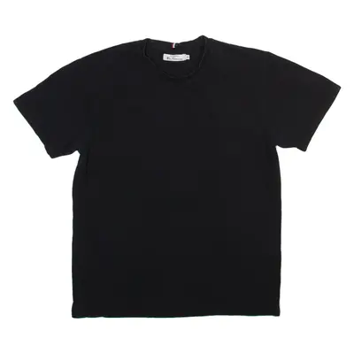 BEN SHERMAN Mens T-Shirt Black Crew Neck M