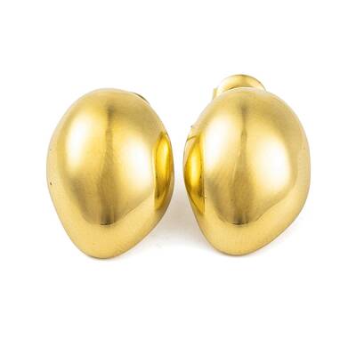 Ion Plating(IP) 304 Stainless Steel Stud Earrings for Women