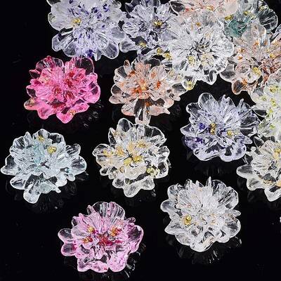 Transparent Resin Cabochons