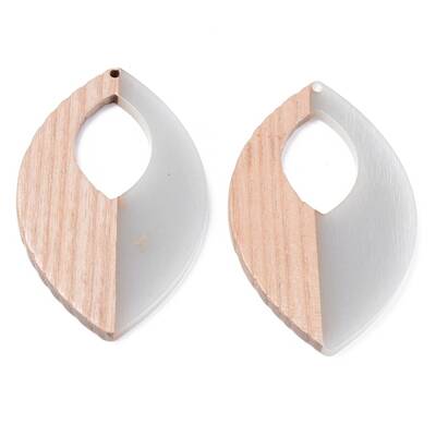 Resin & Wood Pendants