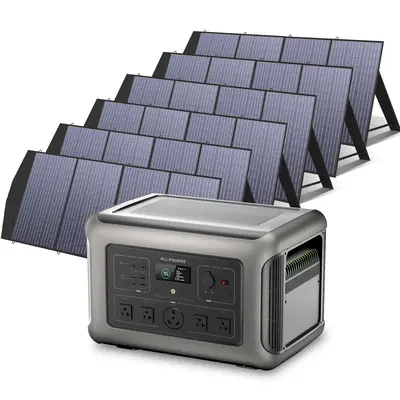 ALLPOWERS Solar Generator Kit 3200W Power Station 200W Solar Panel
