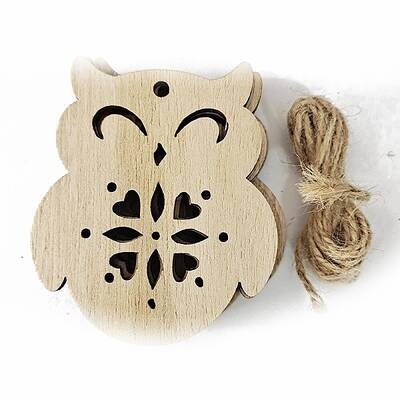 Unfinished Wood Pendant Decorations