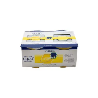 Meritene Nestlé Resource Lemon Gel Water 4 pieces