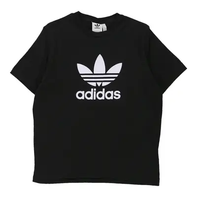 Adidas Spellout T-Shirt - Medium Black Cotton