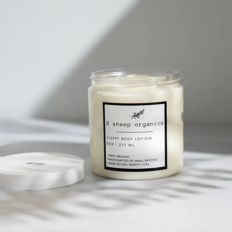 US Organic Sleepy Body Lotion for Pregnant Women - 250g Net Weight, 3 Months Shelf Life - Body Care