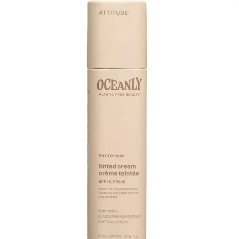 Attitude Oceanly - Tint PHYTO-SUN Moisturizing Sun Cream SPF 15 30 g