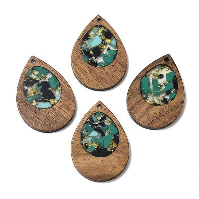 Wood & Resin Pendant