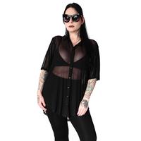 Short Sleeve Mesh Memphis Oversized Shirt