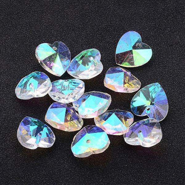 Valentine's Day Glass Pendants