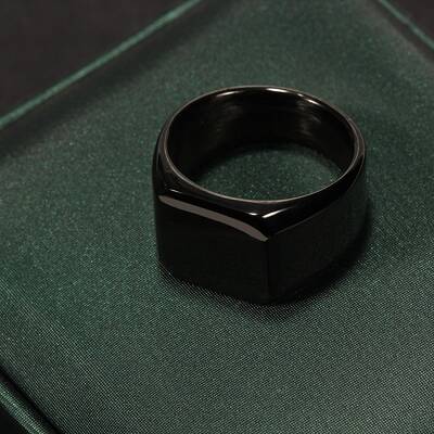 Square Stainless Steel Finger Rings