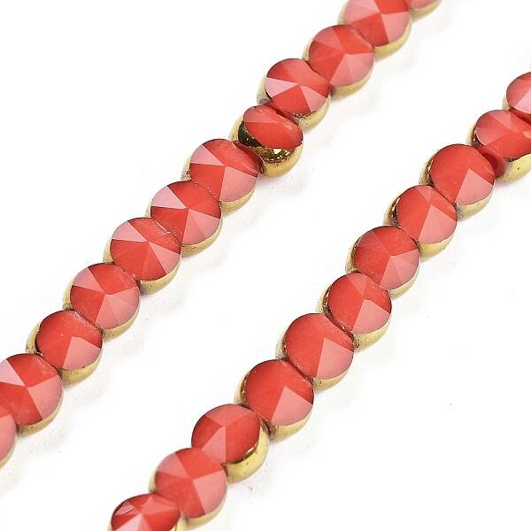 Electroplate Glass Beads Strands