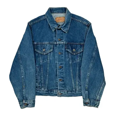 Made In Usa Levis Denim Jacket - Small Blue Cotton