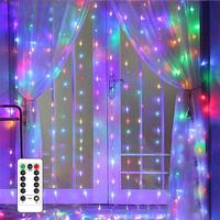 USB Powered LED String Light, 1 Count RGB Color Changing LED String Light with 8 Lighting Modes, Decorative LED Lights For Be...