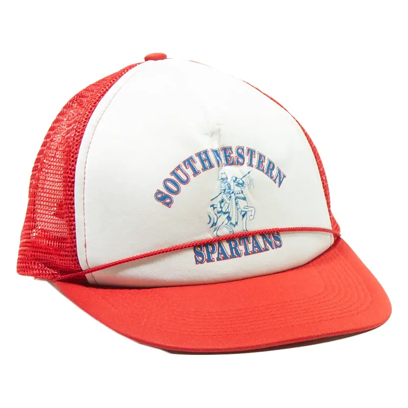 Southwestern Spartans Mens Snapback Cap Red ONE SIZE