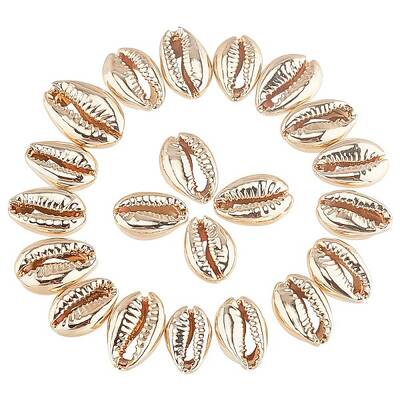 Electroplated Shell Beads